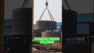 Heavy Pressure Vessel Lifting  Oil Tank Pressure Vessel [upl. by Serica650]