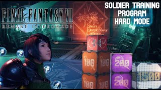 Final Fantasy 7 Remake  Intermission  Soldier Training Program Hard  Materia Maven Trophy [upl. by Seamus]