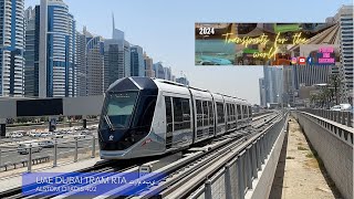 UAE DUBAI TRAM RTA 2023  ALSTOM CITADIS 402 [upl. by Eneleoj801]