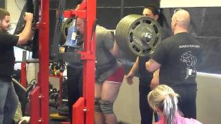 Nathan Jones squat 305KG [upl. by Virendra]