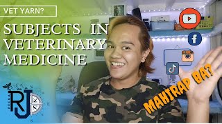 What are the subjects in veterinary medicine  VETERINARY SUBJECT RJ PECUA [upl. by Woodcock]