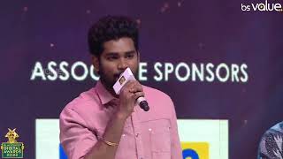 Ullala ullala song by Samvishal in blacksheep digital awards😍❤🔥 samvishal Sensationalsinger [upl. by Engleman]