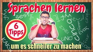 Sprachen Lernen 6 TIPPS um es schneller zu machen [upl. by Magena]