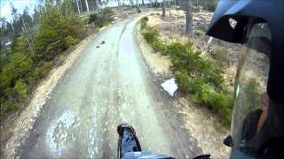 Husqvarna 610 TE gravel tour [upl. by Dorin]