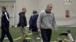 Joe Paterno Warming Up For Practice [upl. by Miksen]