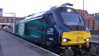 Class 68 Arriving And Leaving Birmingham Snow Hill Station [upl. by Airekat]