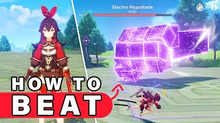 How to Beat Electro HYPOSTASIS World Boss  Guide ► Genshin Impact [upl. by Anitirhc]