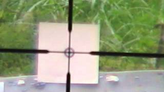 Steyr LG 110 from 50 meters 10 shots Scope cam [upl. by Sammons]