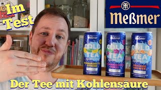 Meßmer Cold Tea Sparkling Eistee mit Kohlensäure im Test [upl. by Jonati]