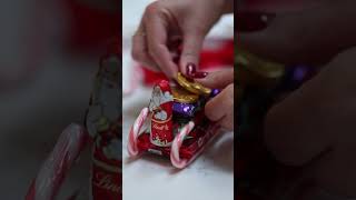 DIY Chocolate Santa Sleigh  Budget Friendly Gift christmas [upl. by Akienahs]