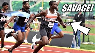 Trayvon Bromell DOMINATES The Worlds Best  Hes Even Faster Than We Thought [upl. by Namrac]