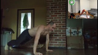 TABATA BURPEES challange with Moorea Spoljaric [upl. by Peppie]