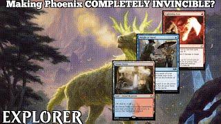 Making Phoenix COMPLETELY INVINCIBLE  Izzet Phoenix  Explorer  MTG Arena [upl. by Khanna]