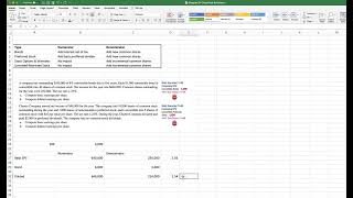 Calculating Diluted EPS with Convertible bonds and pref stock [upl. by Nahtanohj856]