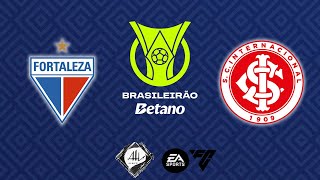 Fortaleza x Internacional  38 rodada Brasileirão 2024  EA FC [upl. by Devad675]