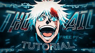 How to make Thumbnail Like GOJO  Thumbnail Tutorial  FREE PROJECT FILE [upl. by Lurette]