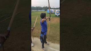 Beginners archery practice sessionarcherylifestyle indiaarchery indianarchery viralvideo top [upl. by Jerome]