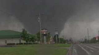 Massive Tornado Devastates Oklahoma City Area Dozens Killed [upl. by Kcirted]