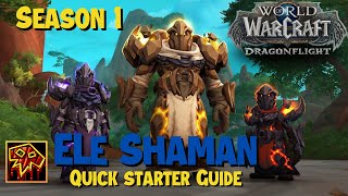 Beginner GUIDE for Elemental Shaman in M  Rotation Stat priority Talents amp MORE [upl. by Holna]