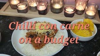 Chilli con carne on a budget [upl. by Erdnaet]