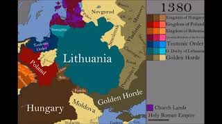 The History of Eastern Europe  Every Year [upl. by Araj]