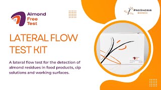 Almond Free Test  Lateral FLow  for the detection of Almond Residues [upl. by Mattox]