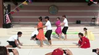 Filipino Cultural Dance Tinikling  Asian Cultural Festival 2013 [upl. by Luzader19]