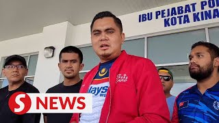 Umno Youth chief Akmal released after giving statement to KK cops [upl. by Koloski]