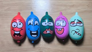 making crunchy slime with funny balloons ATH1124 [upl. by Melvyn]