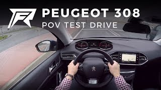 2018 Peugeot 308 16 BlueHDi 120  POV Test Drive no talking pure driving [upl. by Haneekas787]