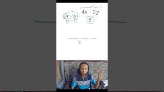 Cara Penjumlahan dan Pengurangan Bentuk Aljabar Pecahan matematikasmp [upl. by Josselyn]