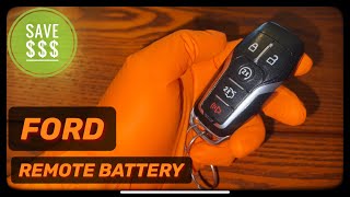 Ford How To Replace Remote Battery [upl. by Olrac]