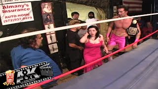 HD May 2010 quotChad Hart Faces Bullman Downsquot Big Time Pro Wrestling Texas [upl. by Yttik]