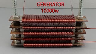 how to make 240v 10000w free electricity generator [upl. by Liba815]