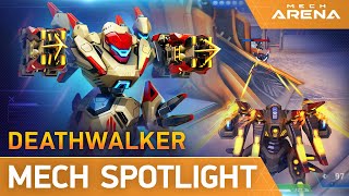 Mech Arena  Mech Spotlight  Deathwalker [upl. by Odraccir609]