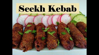 Seekh Kebab Recipe  Restaurant Style  ഫ്രയിങ് പാനിൽ ഒരു അടിപൊളി സീഖ് കബാബ് 😋👌 [upl. by Farika]