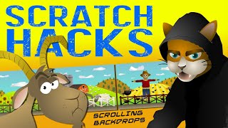 How to make scrolling backgrounds in Scratch [upl. by Montford]