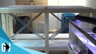 244 Timelapse Build of 40 Gallon Breeder Aquarium Rack  DIY Wednesday [upl. by Chelsie]