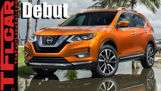 2017 Nissan Rogue amp New AWD Hybrid Rogue Debut Everything We Know [upl. by Netti]