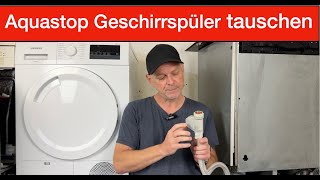 Aquastopschlauch Geschirrspüler tauschen [upl. by Joice]