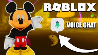 Mickey Mouse Enters Roblox Voice Chat [upl. by Schuster]