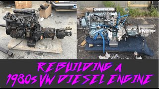 Rebuilding a Volvo D24 Diesel Engine [upl. by Erehs]