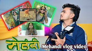 Indian mehandi cinematic vlog video  🤍💫 [upl. by Gualtiero176]