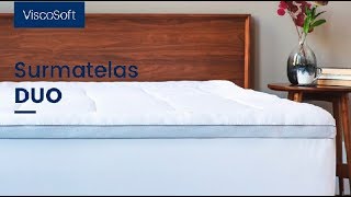 mello Surmatelas Duo 8cm surmatelas 140 x 200 Double Couche Luxueuse Enfin de belles nuits [upl. by Iblok]