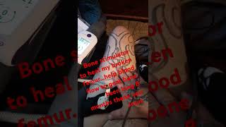 godisreal exogen bioventus therapy recovery daxandbaileyshow healing traumarecovery femur [upl. by Halac84]