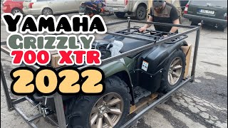 UNBOXING YAMAHA GRIZZLY 700 XTR 2022😍first start 🤩⁉️ [upl. by Leclair]