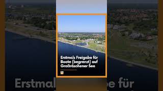 Freigabe für Bootfahren auf Großräschener See [upl. by Rosco]