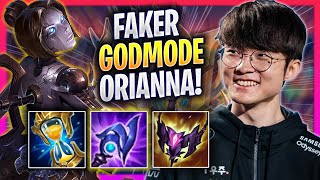 FAKER LITERALLY GOD MODE WITH ORIANNA  T1 Faker Plays Orianna MID vs Leblanc  Season 2023 [upl. by Idou421]