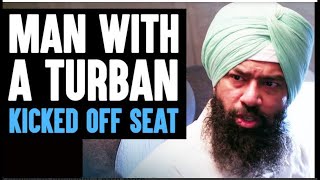 Turbaned Passenger Kicked Off Plane – What Happens Next Will Shock You [upl. by Arayt]