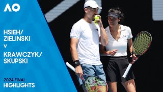 ZielinskiHsieh v SkupskiKrawczyk Highlights  Australian Open 2024 Final [upl. by Herwin]